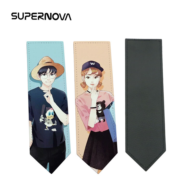 Sublimation PU Leather Bookmark