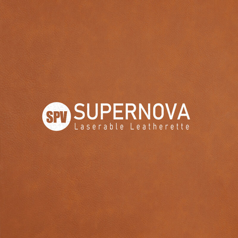 Сыромятная/белая листовая искусственная кожа с клеевым слоем, подходящая для лазерной гравировки