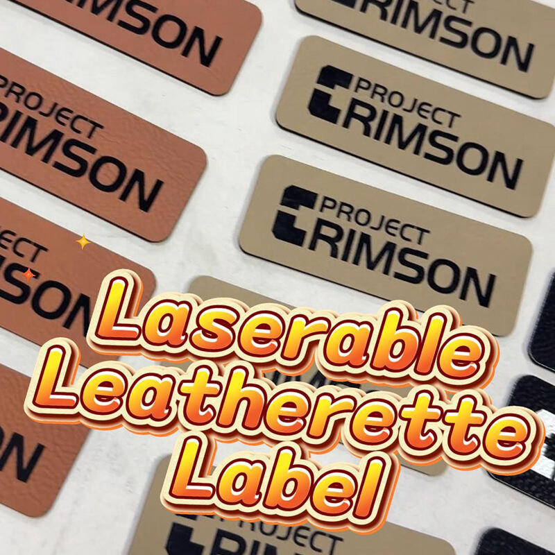 Laserable Leatherette Label