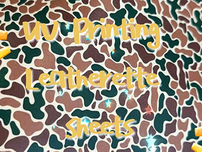 Want Custom UV-Printed Fabric? UV Printing Leatherette Sheets!