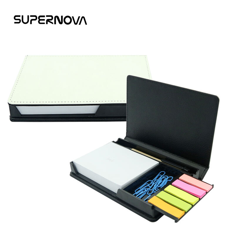 Sublimation Leatherette Sticky Notes Box - Rectangle