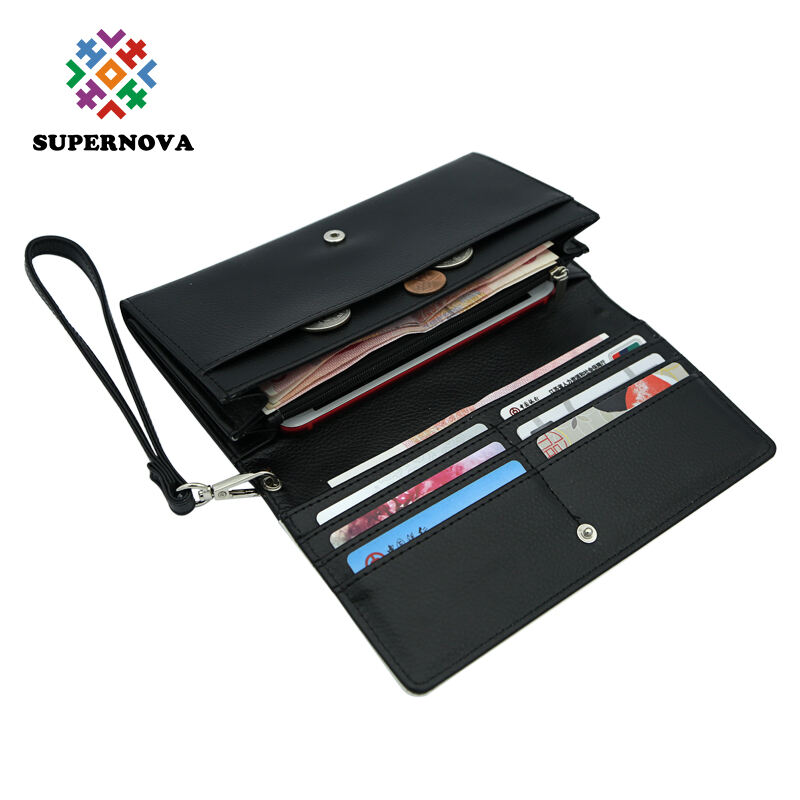 Portefeuilles en similicuir avec dragonne pour sublimation - Neufs