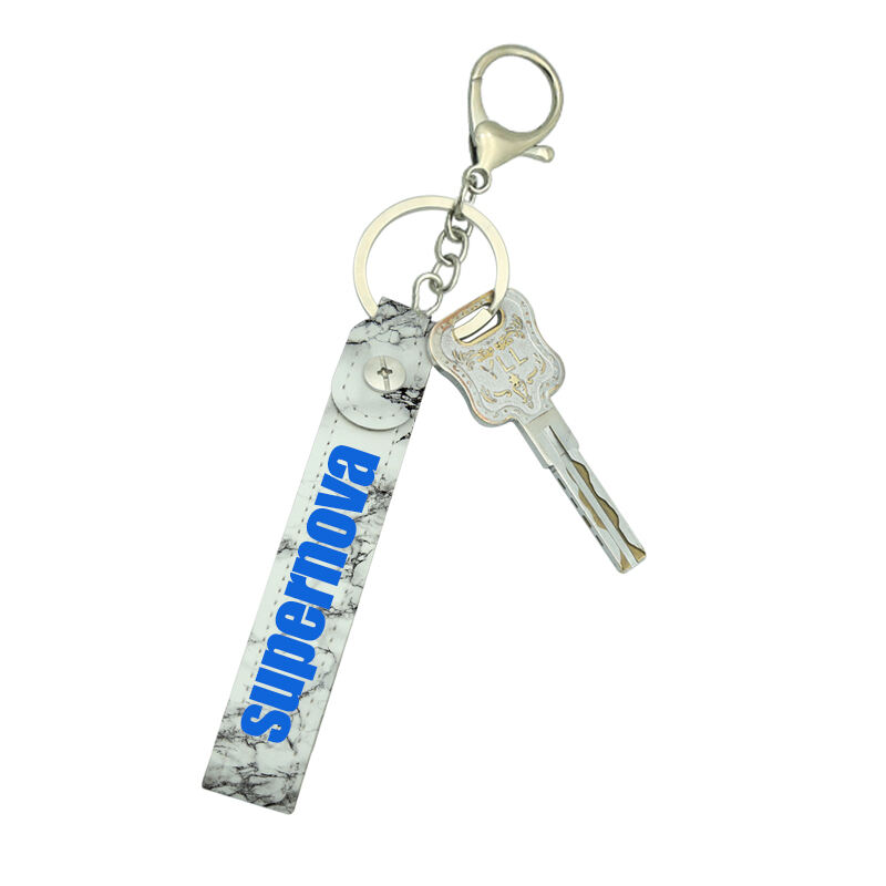 Porte-clés Lanière en Simili Cuir Sublimation