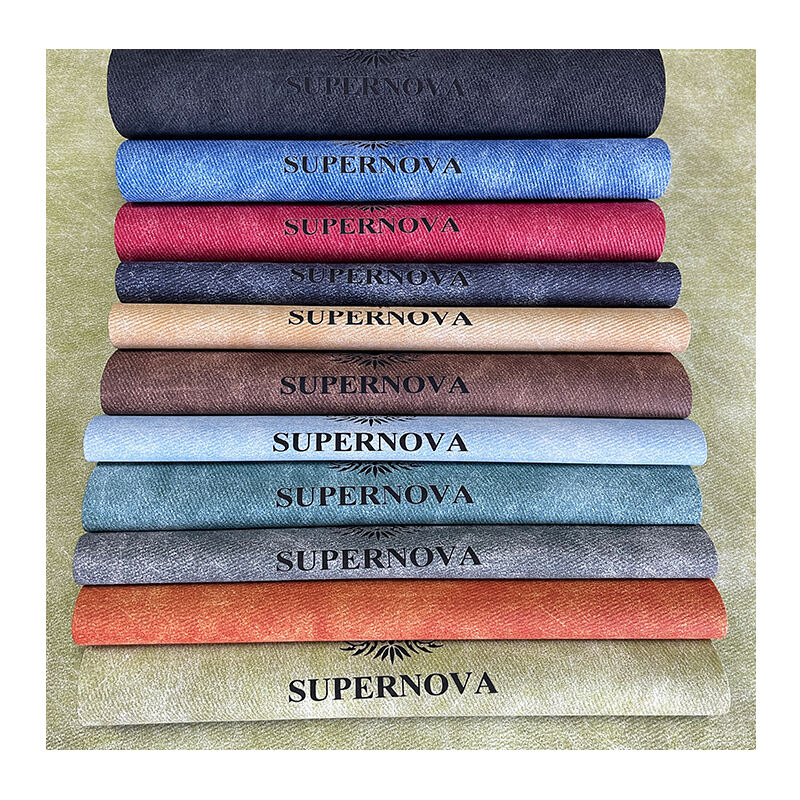 Denim Laserable Leatherette Sheet with Adhesive