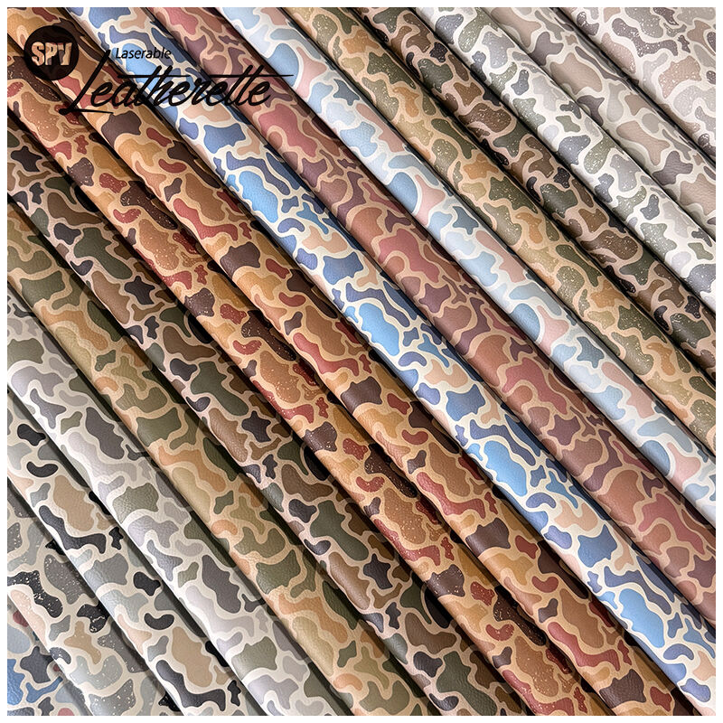 Camouflage Laserable Leatherette Sheet