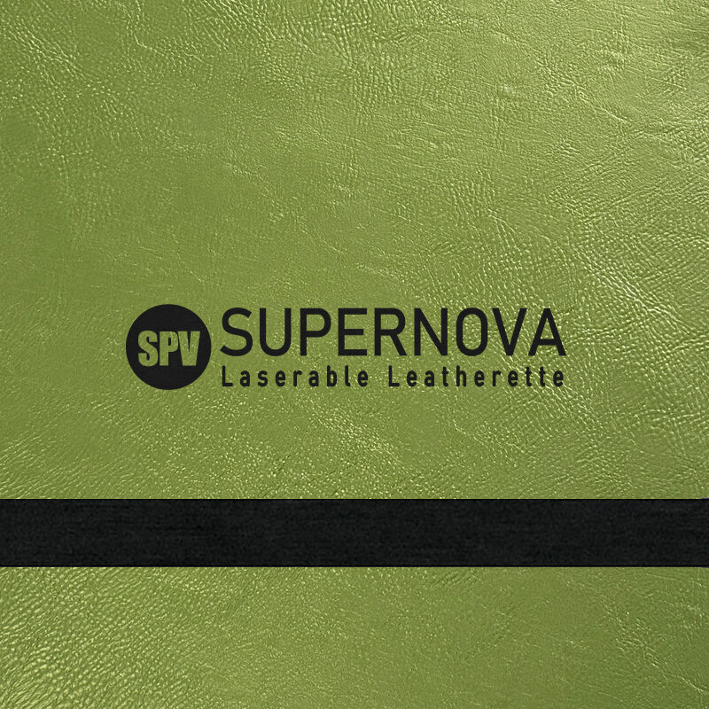  Lime Green/Black Metallic Laserable Leatherette Sheet 