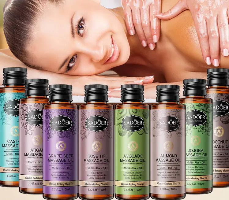 SADOER Multi-Use Essential Oils: Perfect for Face, Hair and Body Care