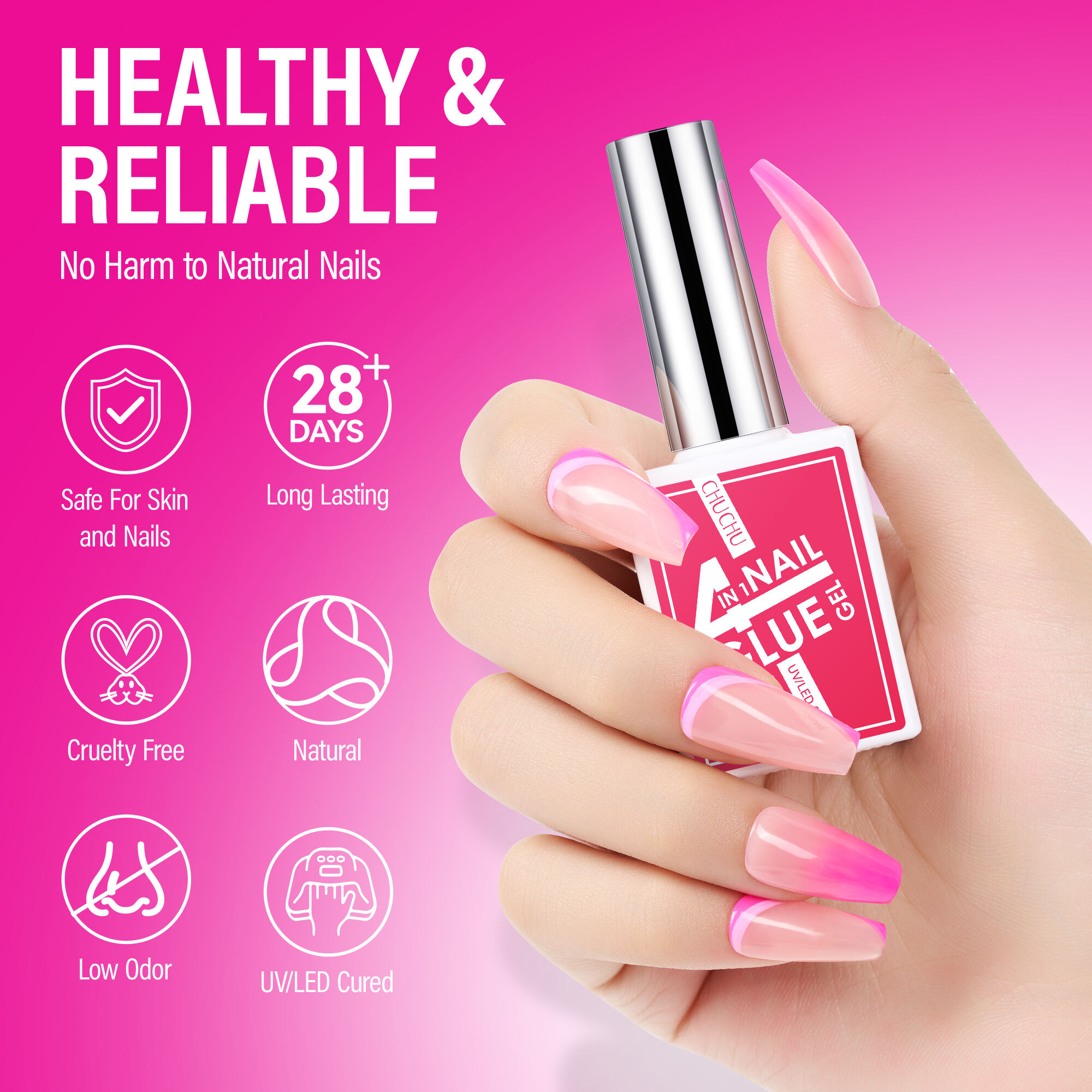 4 in 1 nail gel glue supplier