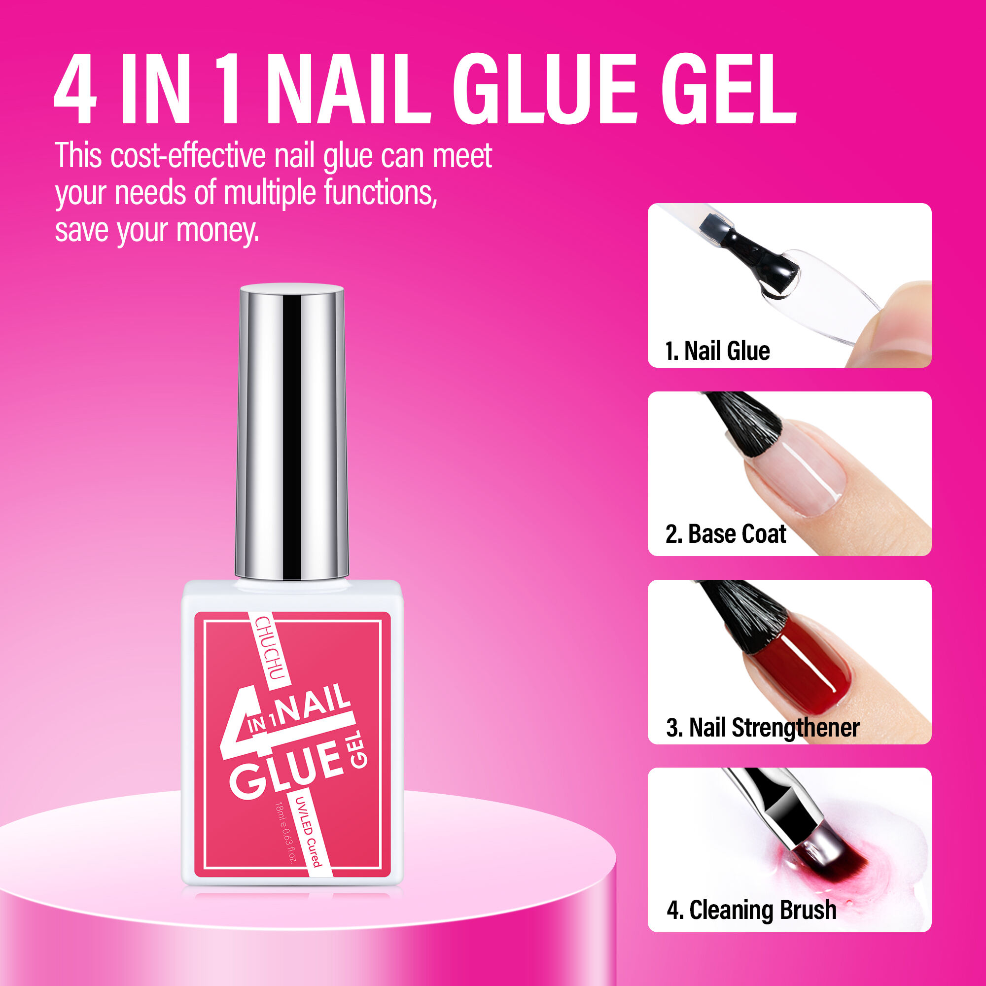 4 in 1 nail gel glue supplier