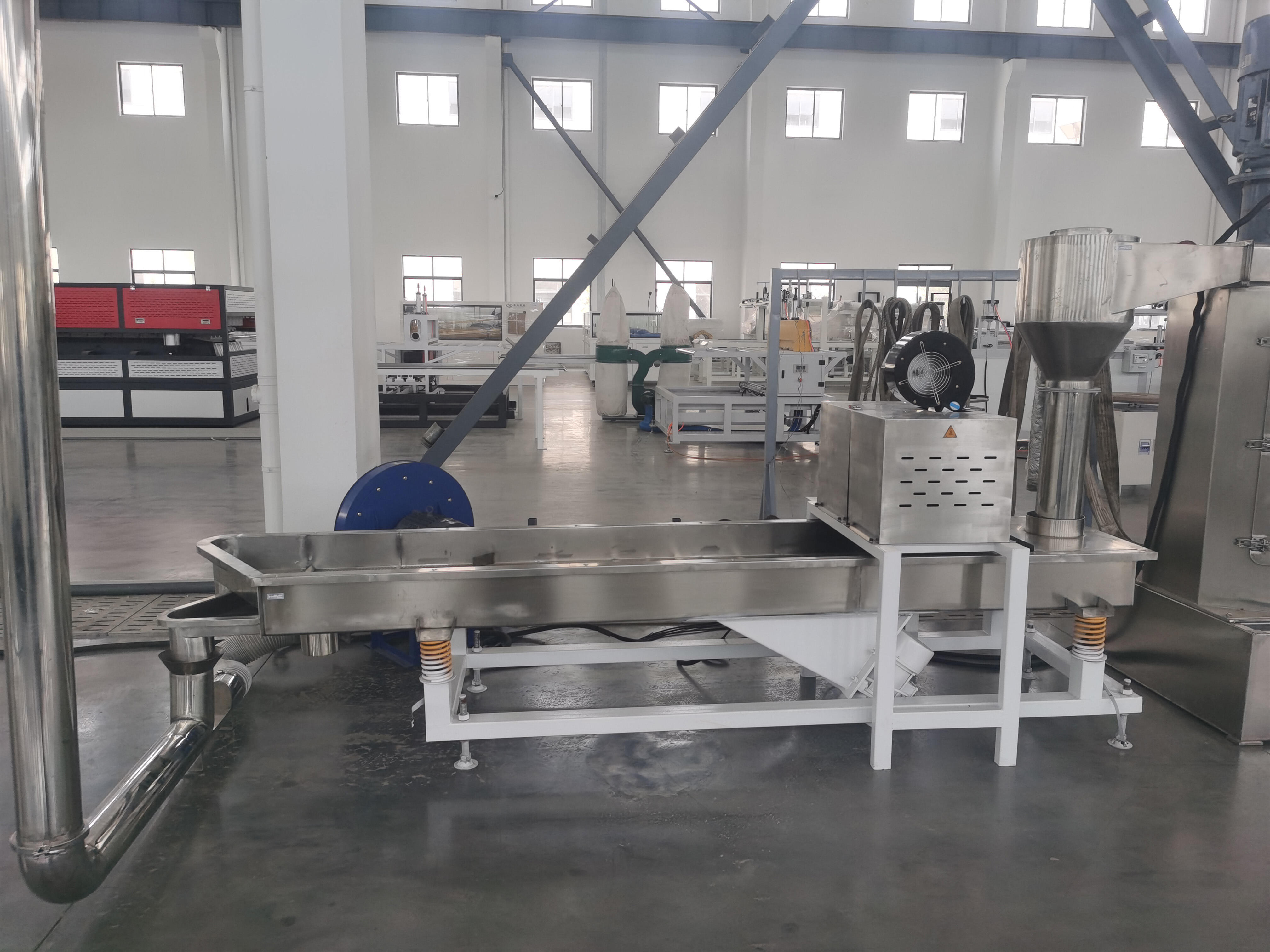 Single Screw PP, PE, PET, PS, PA Pelletizing Prilling Granulating Machine