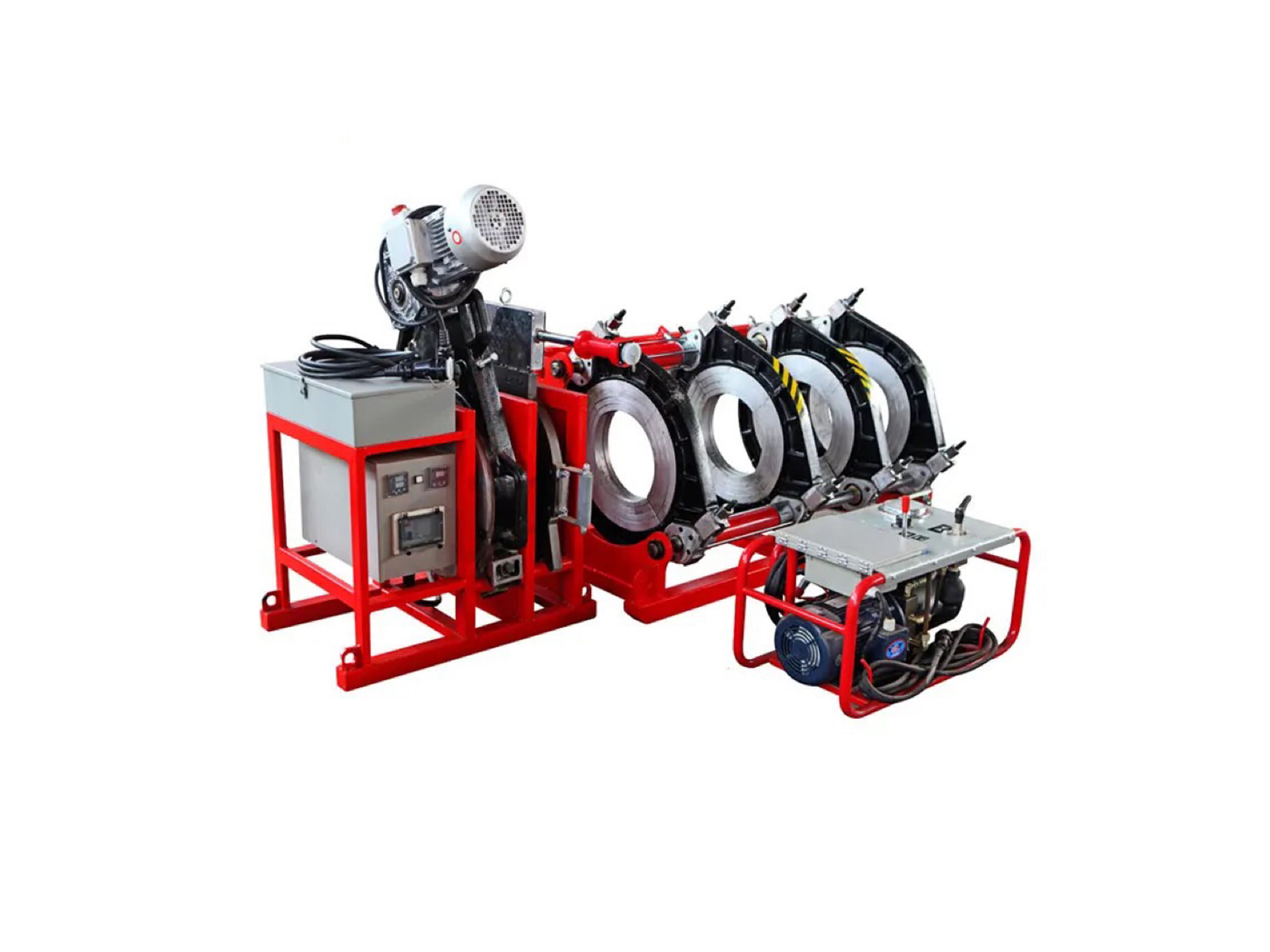 HDPE Pipe Welding Machine Installation of HDPE Pipe Machine