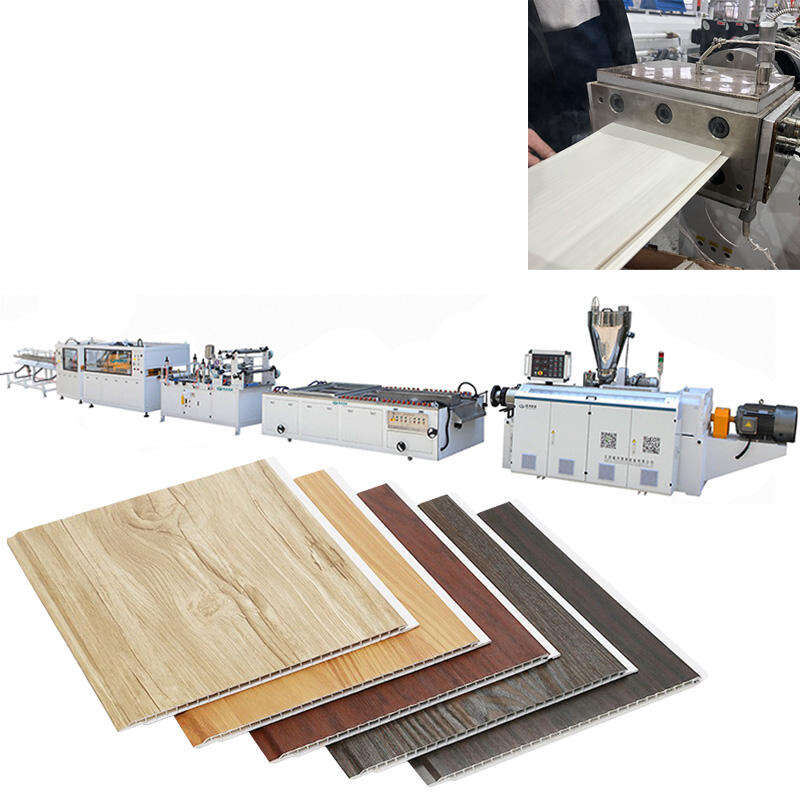 The difference in production speed between 400 seamless and seamed PVC stone plastic wallboard production lines