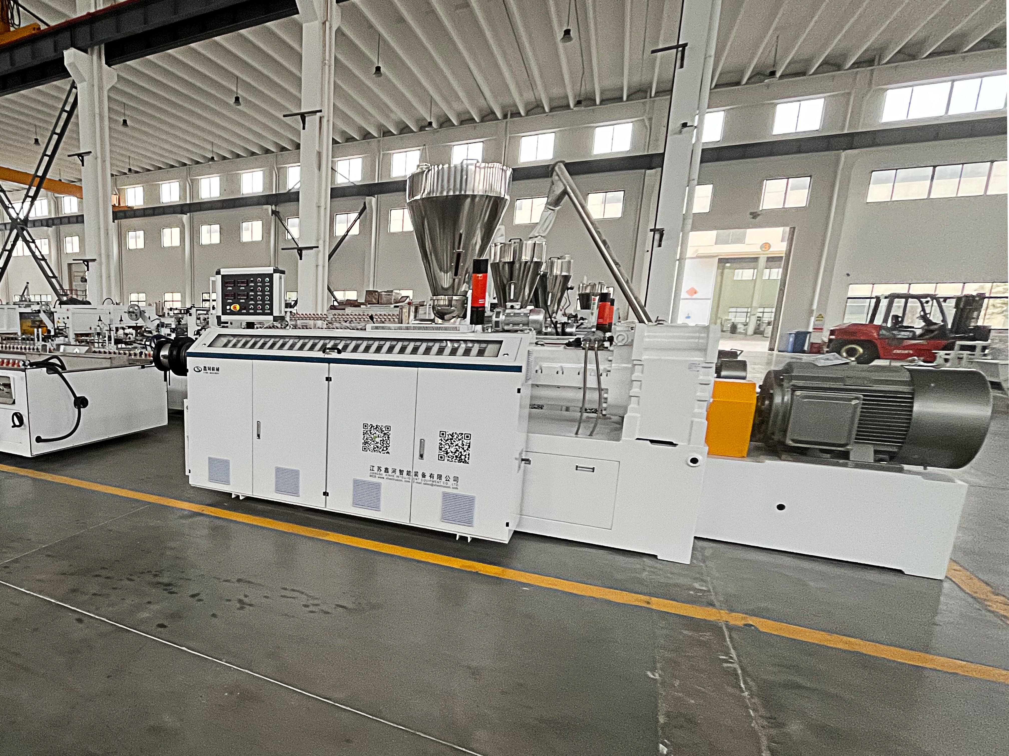 SJZ Series Conical Twin-screw PVC PE Plastics Extruder Machine