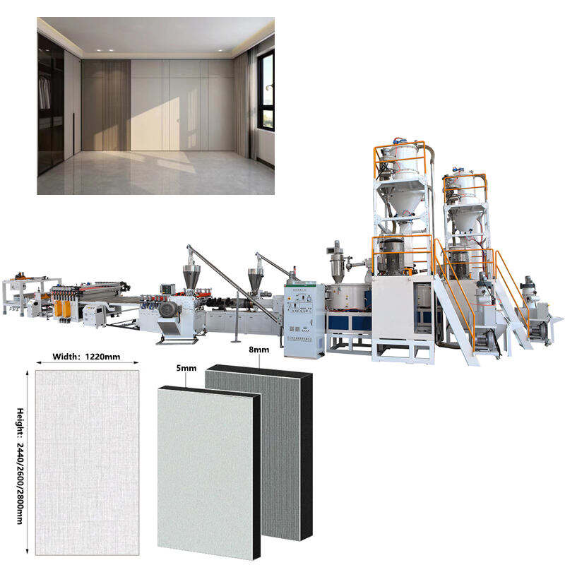 einführung in die Anwendung der 1220mm PVC-Foam-Board-Produktionslinie