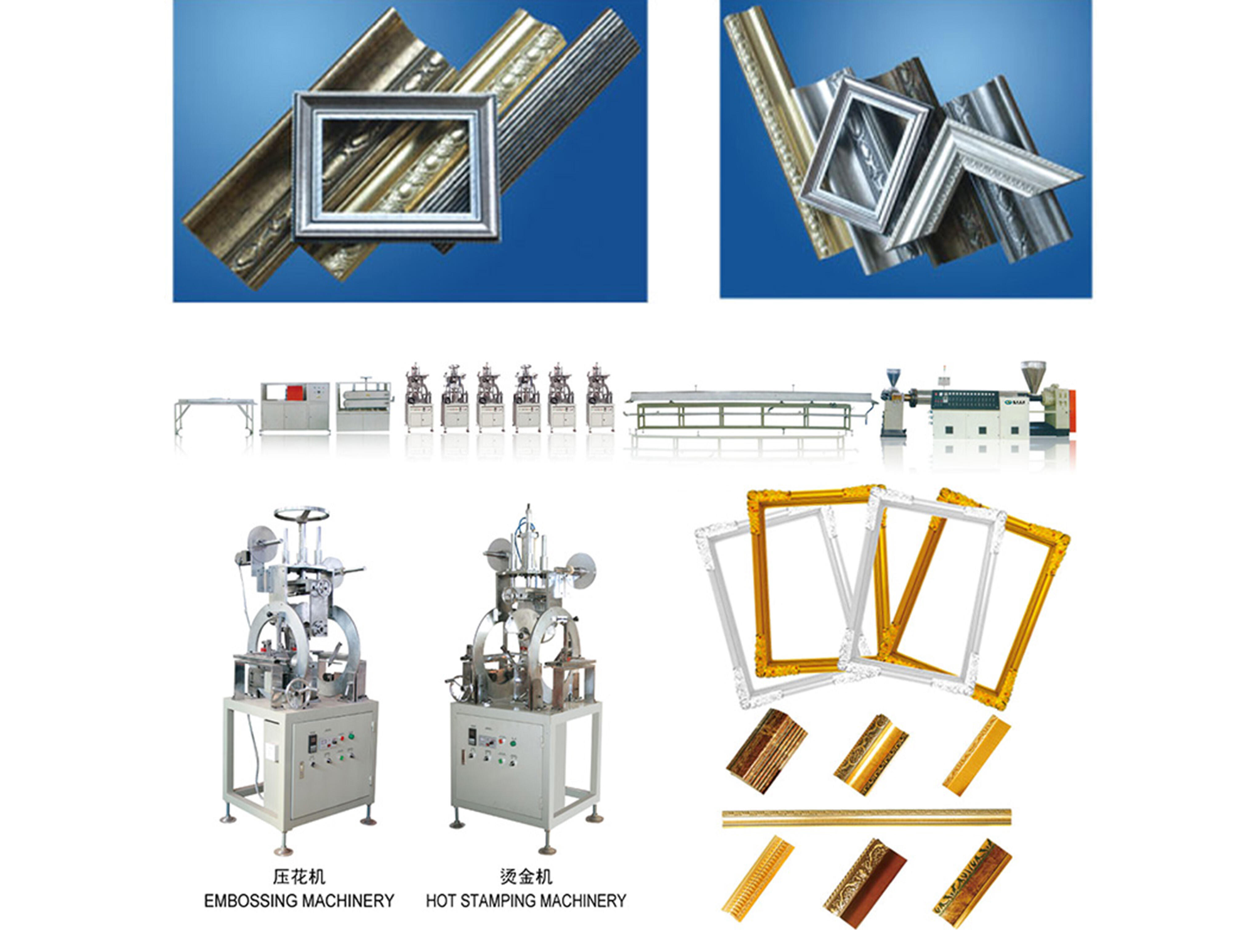 Customized PS Foaming Frame Profile Indoor Dekorasyon Production Line