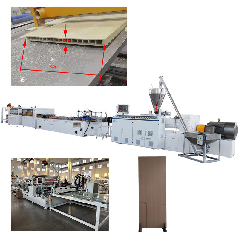 How to improve the energy efficiency of WPC door panel extrusion production line