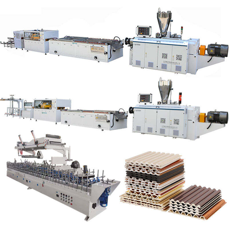 How does a grid wall panel extrusion machine achieve a finished product speed of 6m/min?