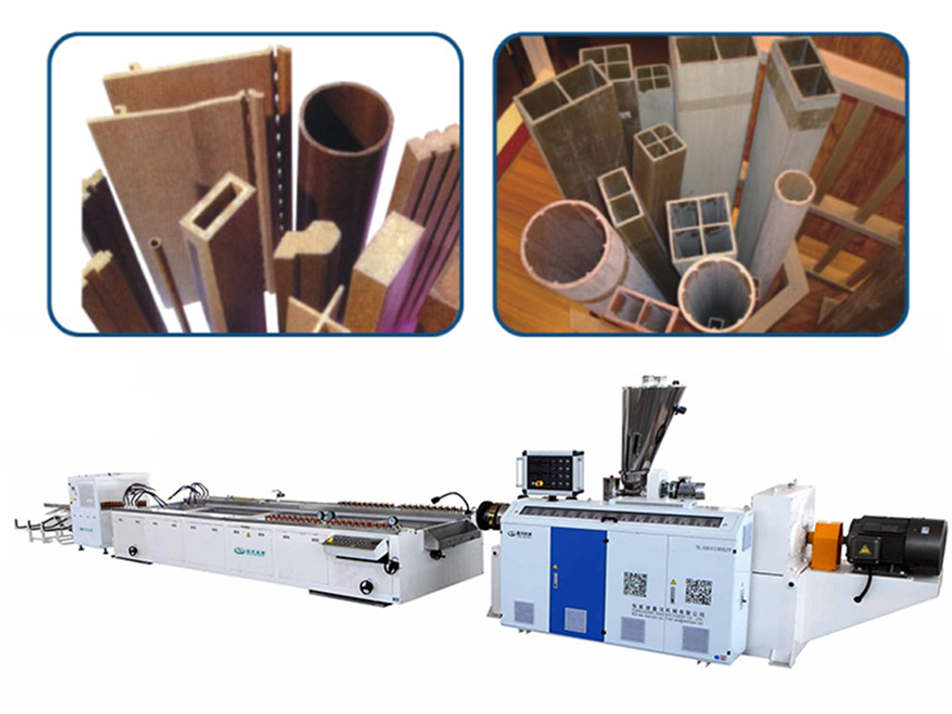 Top 10 complete technical support for PE wood plastic profile production line in the world