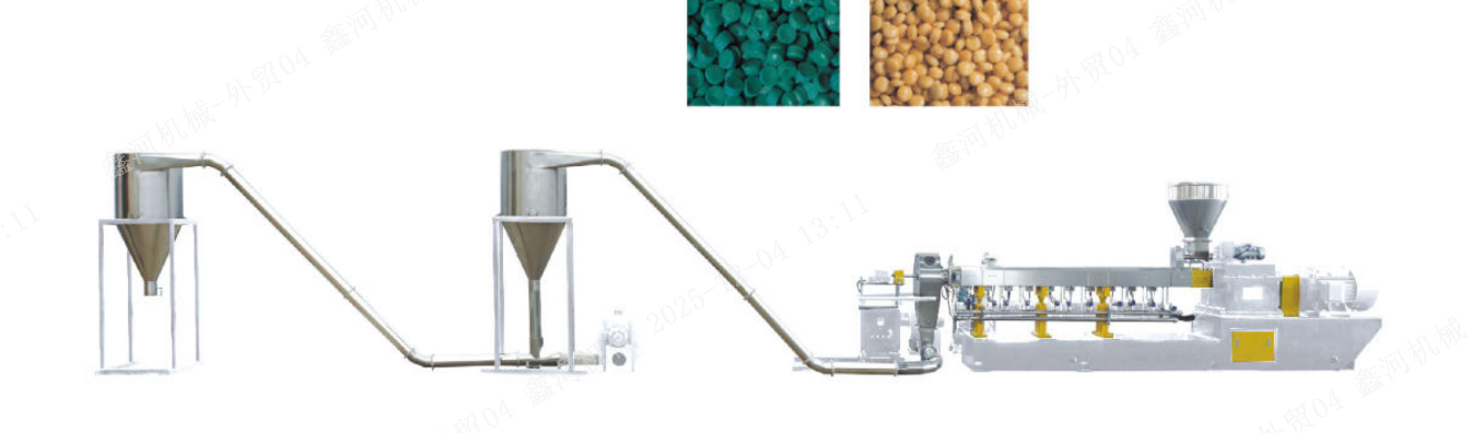 Why is a pelletizing production line needed for producing WPC outdoor wood-plastic composite products?