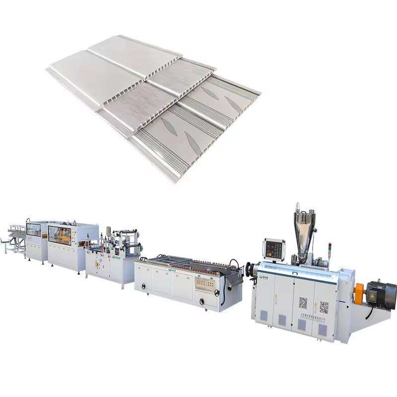 How to achieve 10m/min finished product production line of PVC ceiling(high speed mold, proportion of recycled materialsComplete cooling system)