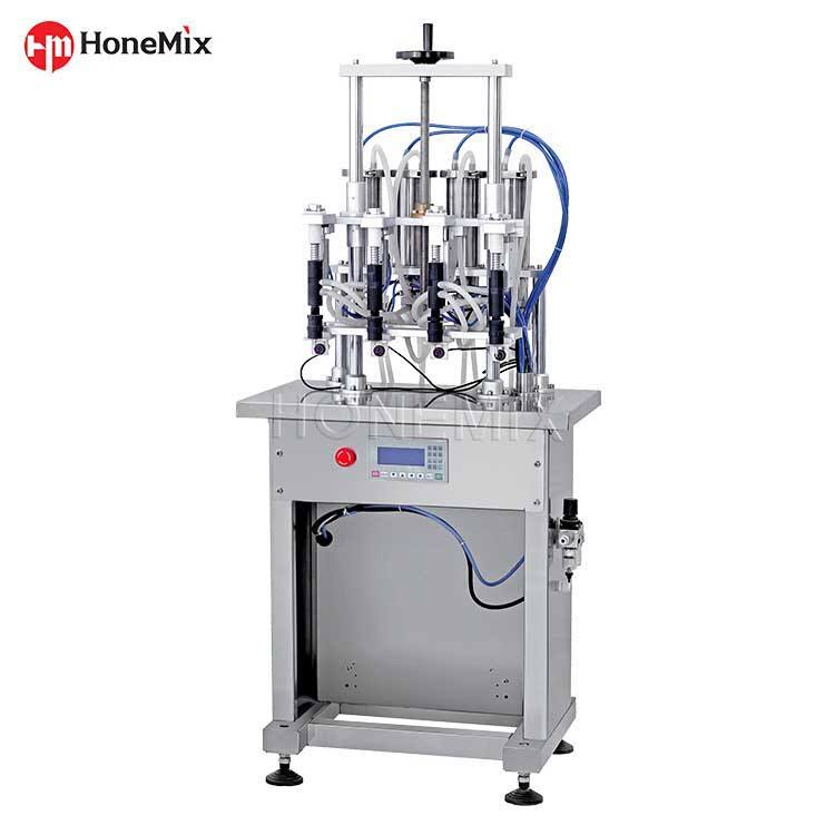 Perfume Bottle Four Vacuum Nozzles Negative Pressure Filling Machine