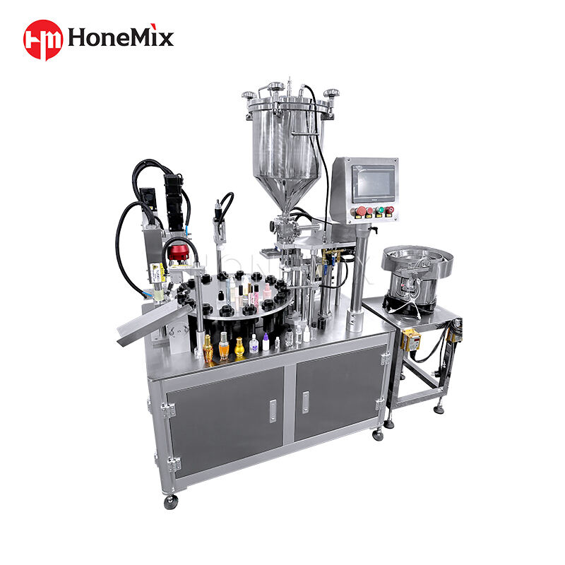 1-15ml Small Volume Mascara Concealer Filling Capping Machine