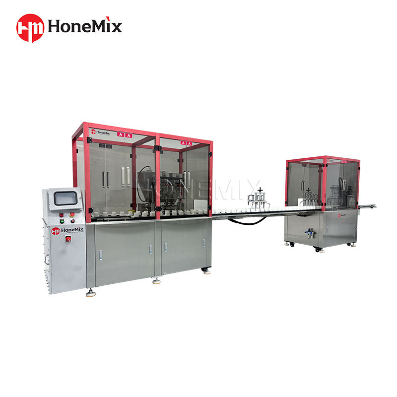 Automatic Liquid Emulsion Cycle Filling Capping Machine