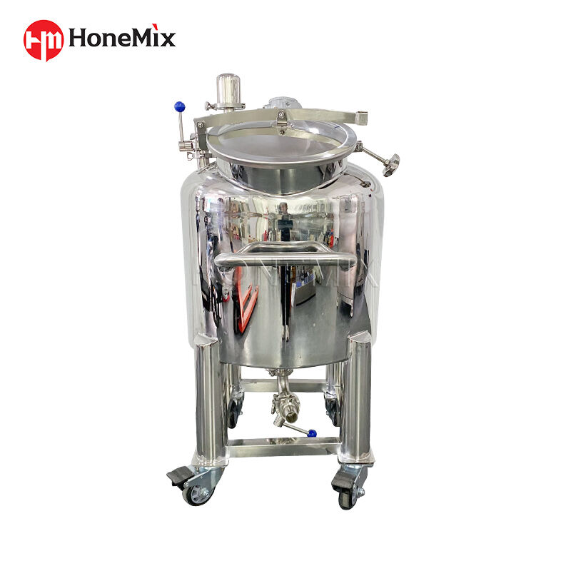 300L Pneumatic Mixing Perfume Liquid Storage Tank