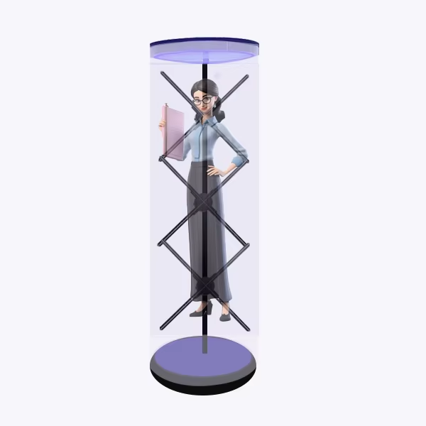 Badanie magii 3D holograficznych wentylatorów LED dla oszałamiających prezentacji wizualnych