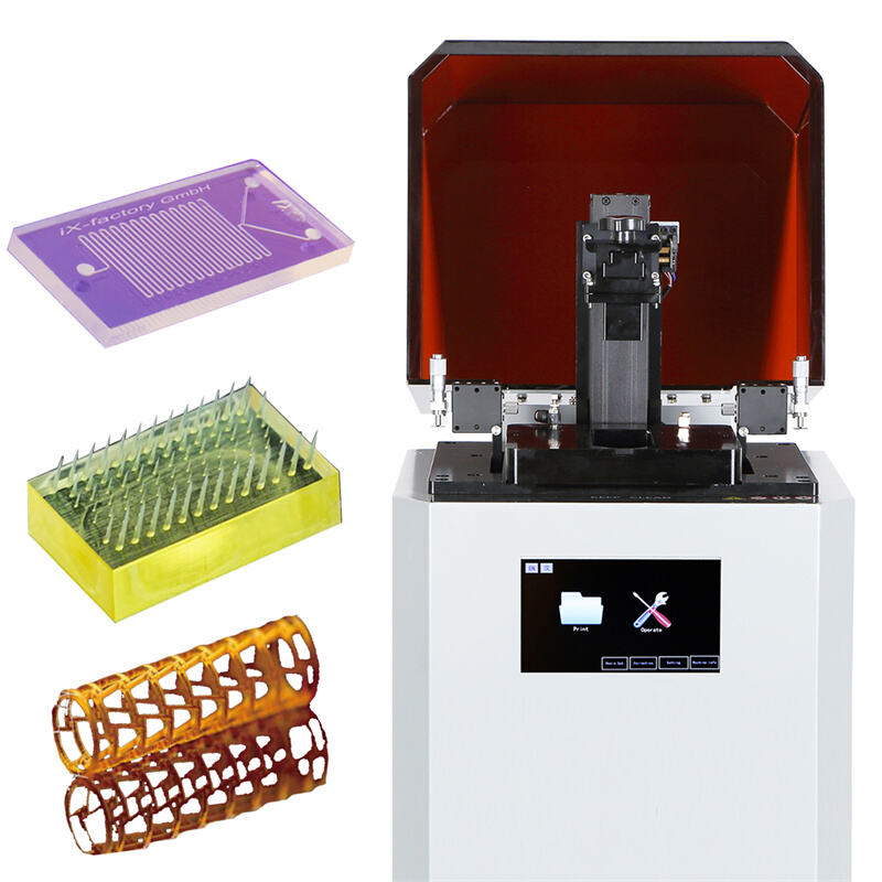 Hochauflösender 5 um 10 um 15 um 25 um 35 um Mikro-Nanoharz-3D-Drucker für multifunktionale Verbundwerkstoffe, Biomaterial, Keramikschlamm