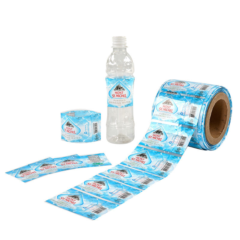 PVC heat shrink sleeve label packaging bottle shrink label