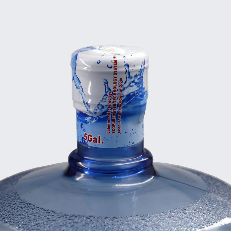 Free Design PVC Shrink Sleeve Labels Waterproof Heat Shrink Cap 5 Gallon