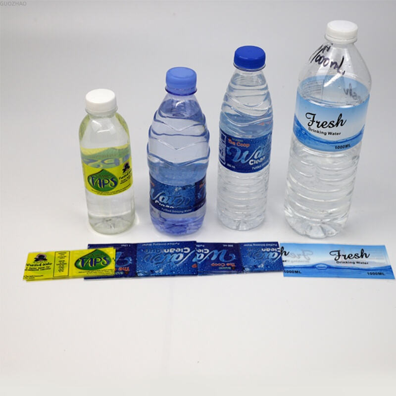 Custom Design Waterproof Durable OPP BOPP Mineral Water Bottle Packaging Label