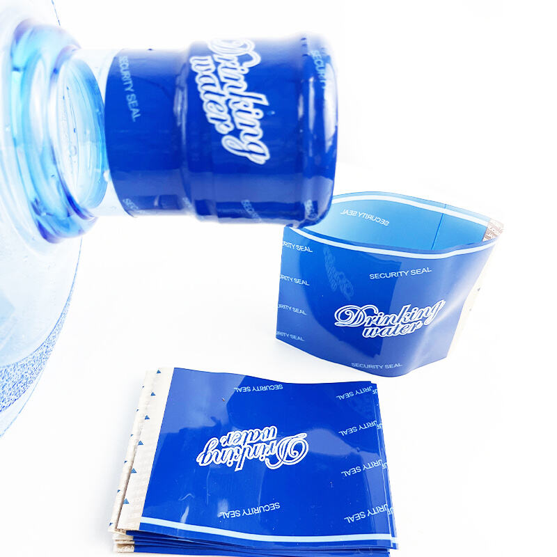 Custom 5 Gallon 20L Plastic Water Bottle Cap Seal Heat Shrink Label