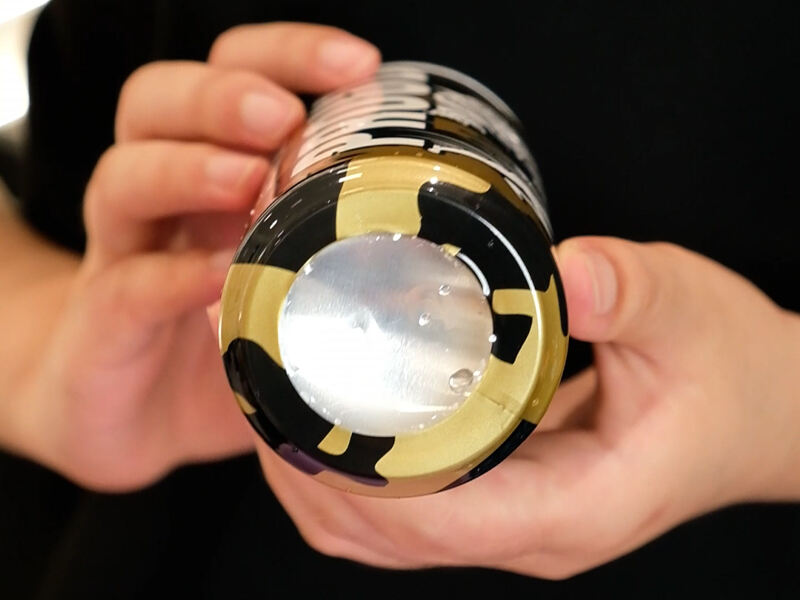 etiqueta termoencolhível envolvente de 360°