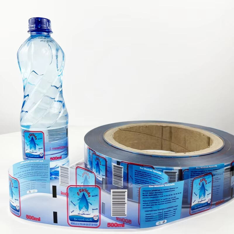 Custom Mineral Water or Juice Packaging Bottle Label Opp Material Bottle Labels