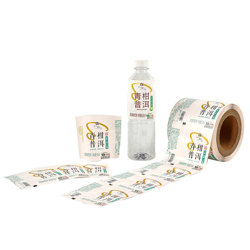 Heat shrink label roll adaptation automatic labeling machine 