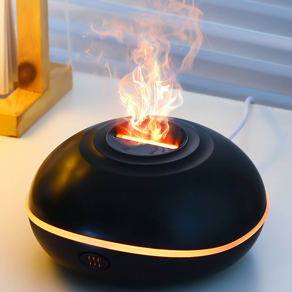 Luxury Fragrance Machine Flame Diffuser Humidifier Flame Home Fragrance Diffuser Electric Air Scent Aroma Diffuser 200Ml