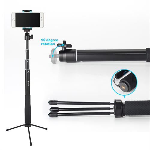 Make every adventure count with an action camera selfie stick.