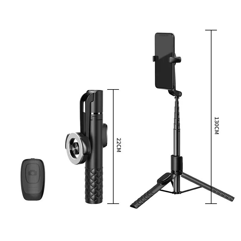 Suporte magnético multifuncional HSU Suporte de liga de alumínio Suporte para telefone celular com controle remoto de botão único