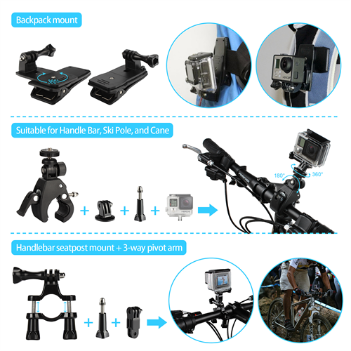 Capture every adventure with the GoPro accessory kit