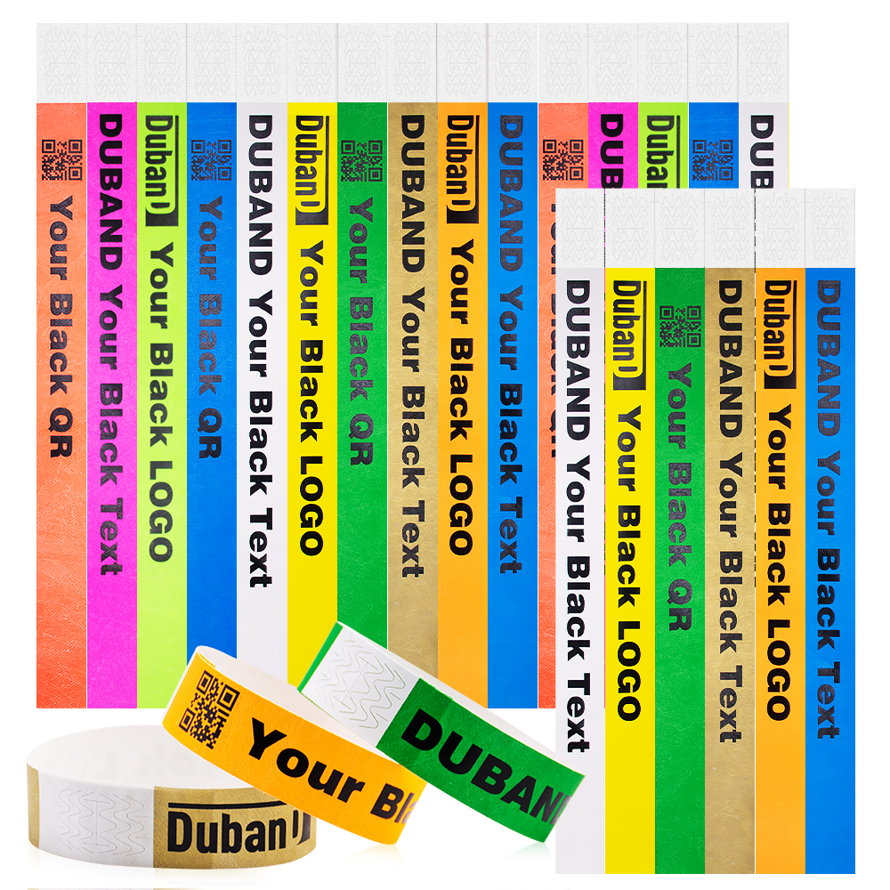 Custom Tyvek Wristbands for Concerts and Parties