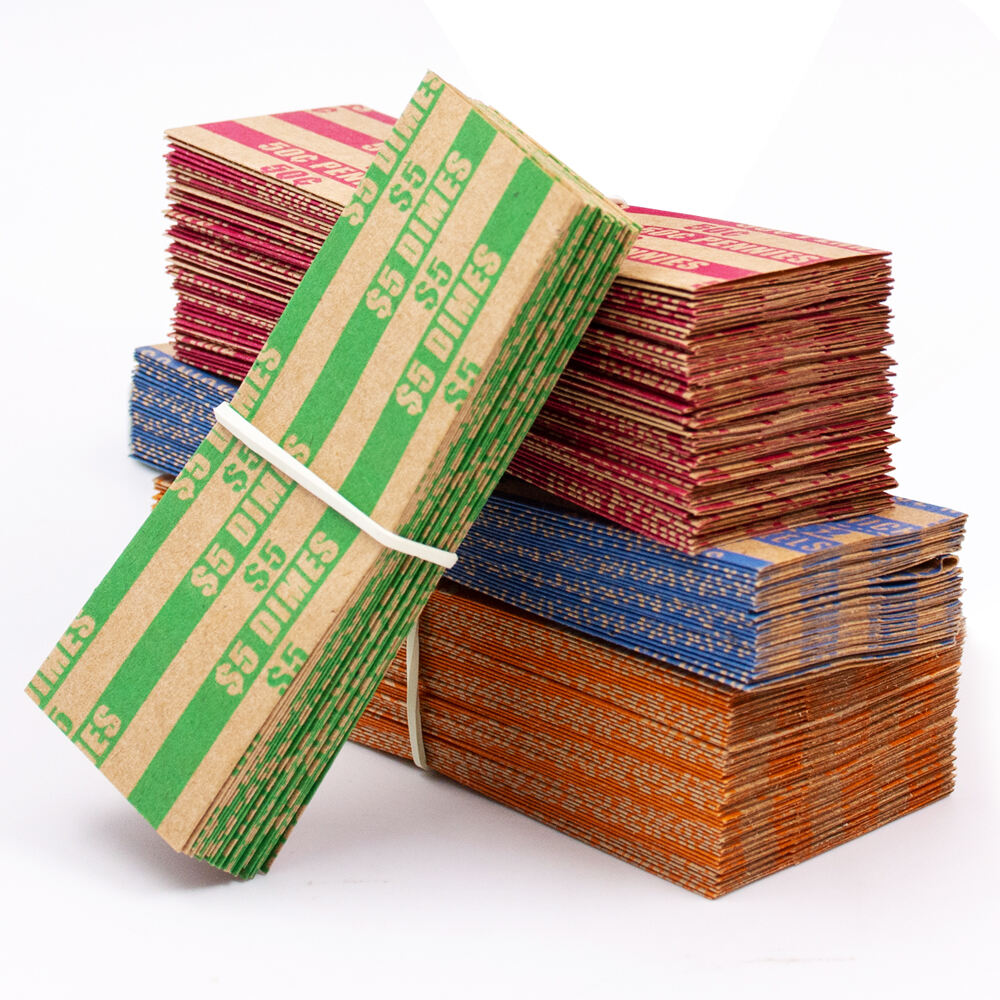 4 Colors Flat Coin Wrappers