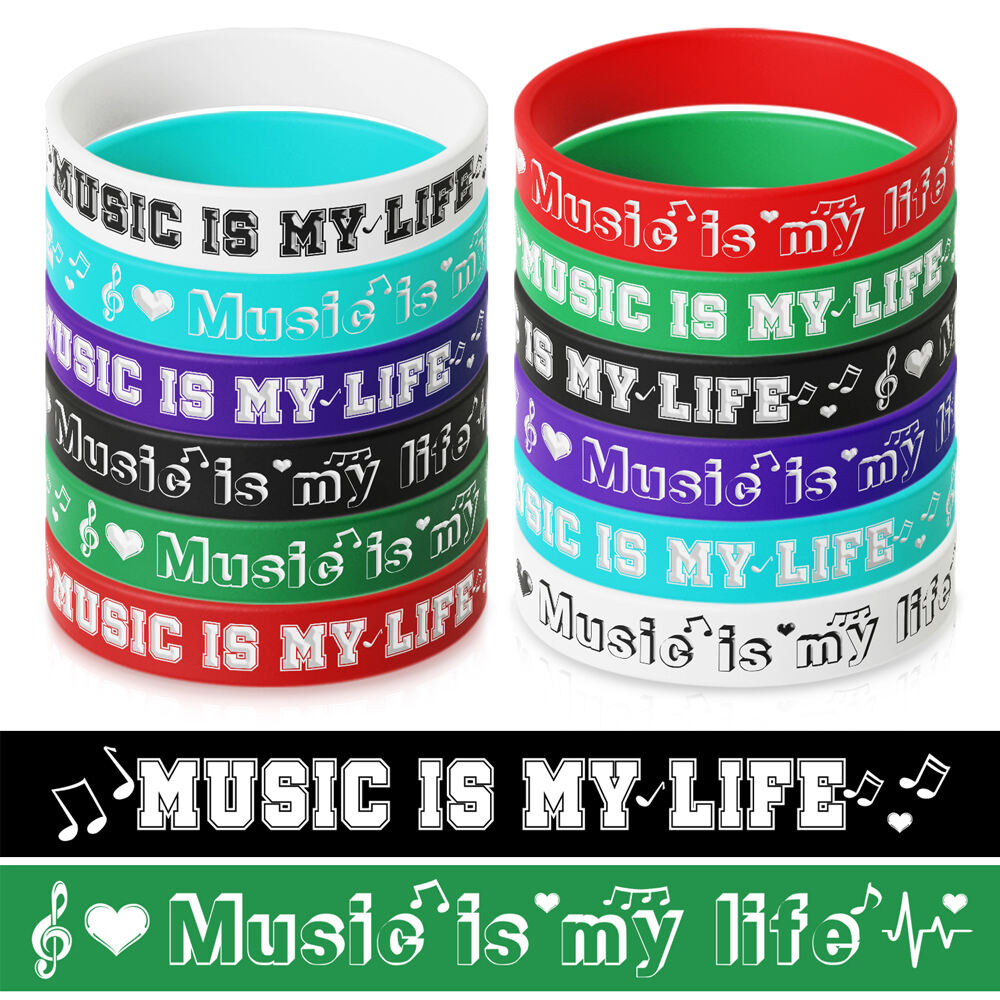 Text 'MUSIC IS MY LIFE'