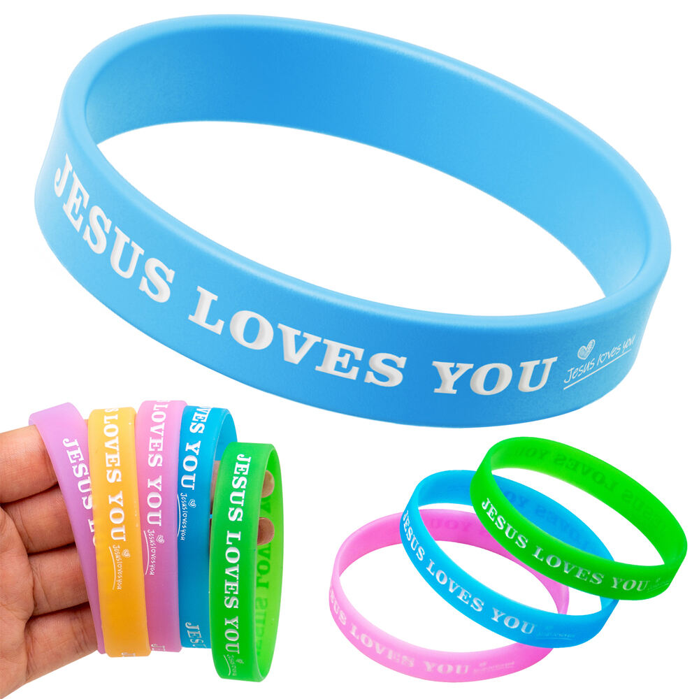 Neon colors 'JESUS LOVES YOU'