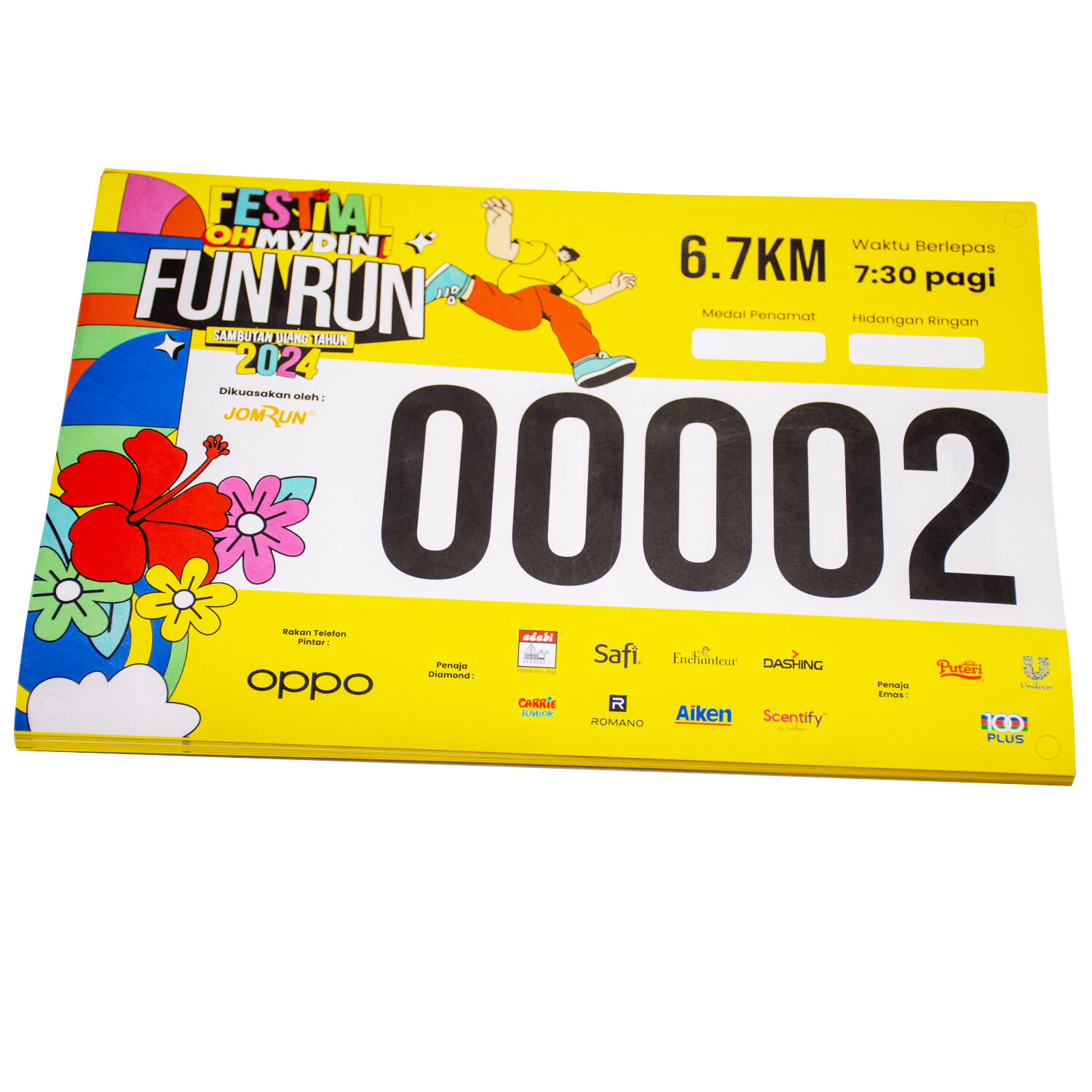 Tyvek Race Bib