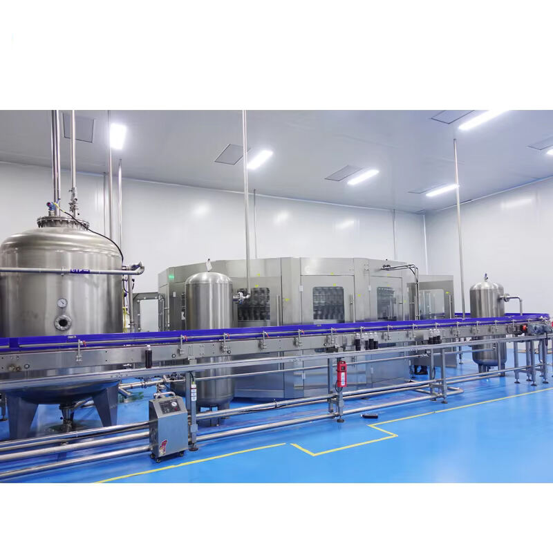 Complete Automatic Beverage Energy Drink Soda Soft Carbonated Making Filling Bottling Machine