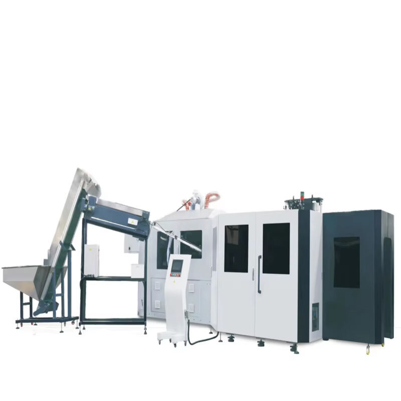 New design automatic linear type PET bottle extrusion blow molding machine plant