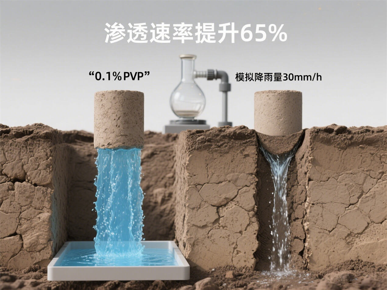 मृदा में PVP की क्या भूमिका होती है? क्या यह मृदा संकुलन को रोक सकता है?