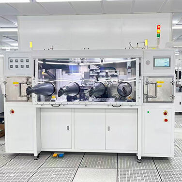 Fully automatic parallel sealing welding machine customized by the customer, featuring four glove workstations
